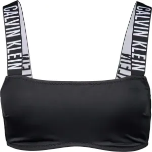 Calvin Klein INTENSE POWER-S-BANDEAU-RP Bikini Oberteil, schwarz, veľkosť M