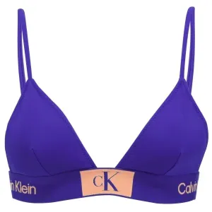 Calvin Klein FIXED TRIANGLE-RP Bikini-Oberteil für Damen, blau, größe
