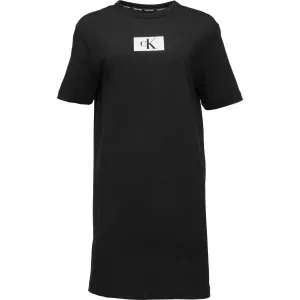 Calvin Klein S/S SLEEPSHIRT Damen Nachthemd, schwarz, größe #1596352