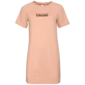 Calvin Klein LW S/S NIGHTSHIRT Damen Nachthemd, lachsfarben, größe #718708