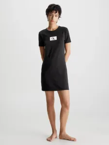 Calvin Klein ´96 LOUNGE-S/S DRESS Kleid, schwarz, veľkosť S
