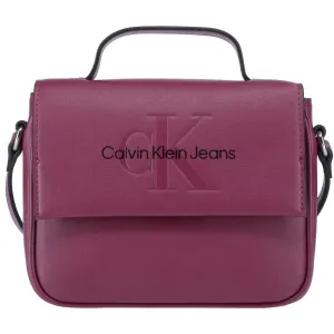 Calvin Klein SCULPTED BOXY FLAP CB20 MONO Handtasche, weinrot, größe