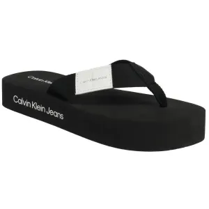 Calvin Klein FLATFORM FLIPFLOP Damen Flip Flops, schwarz, veľkosť 36