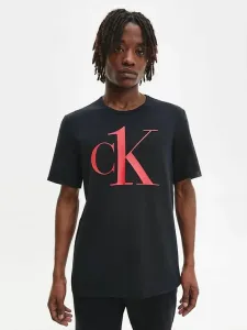 Calvin Klein S/S CREW NECK Herrenshirt, schwarz, größe