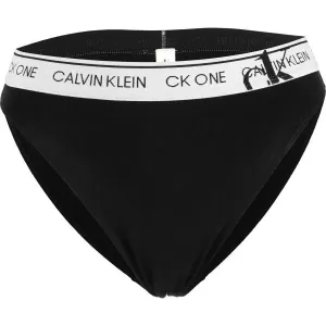 Calvin Klein FADED GLORY-HIGH LEG TANGA Damen Unterhose, schwarz, veľkosť XS