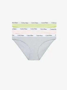 Calvin Klein 3PK BIKINI Damen Unterhose, rosa, größe XS