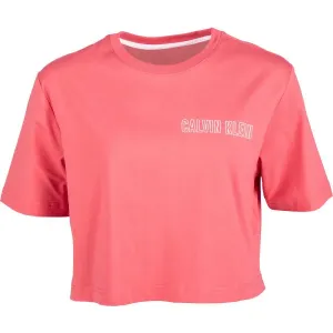 Calvin Klein CROPPED SHORT SLEEVE T-SHIRT Damenshirt, rosa, größe