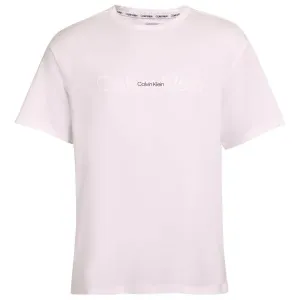 Calvin Klein EMB ICON LOUNGE-S/S CREW NECK Herrenshirt, weiß, größe