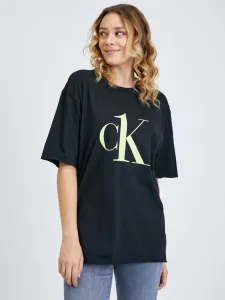 Calvin Klein CK1 COTTON LW NEW-S/S CREW NECK Damenshirt, schwarz, größe #401373