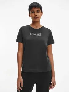 Calvin Klein REIMAGINED HER S/S CREW NECK Damenshirt, schwarz, größe L