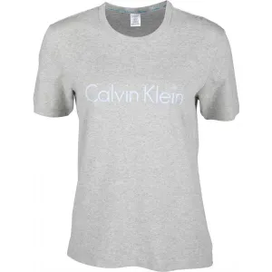 Calvin Klein S/S CREW NECK Damenshirt, grau, größe