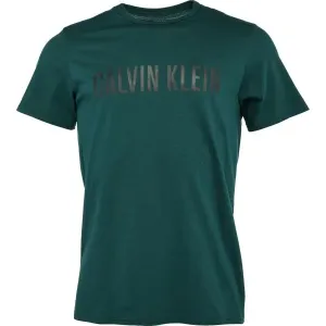 Calvin Klein S/S CREW NECK Herrenshirt, dunkelgrün, größe #1236806