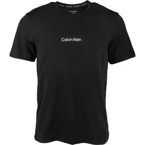 Calvin Klein S/S CREW NECK Herrenshirt, schwarz, veľkosť M