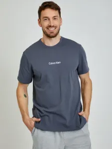 Calvin Klein S/S CREW NECK Herrenshirt, dunkelgrau, größe #401350