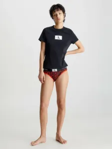 Calvin Klein ´96 LOUNGE-S/S CREW NECK Damenshirt, schwarz, größe