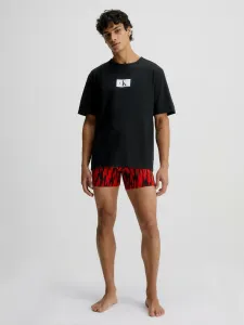 Calvin Klein ´96 GRAPHIC TEES-S/S CREW NECK Herrenshirt, schwarz, veľkosť S