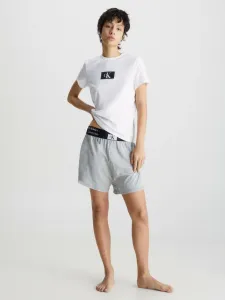 Calvin Klein ´96 LOUNGE-S/S CREW NECK Damenshirt, weiß, größe #1042187