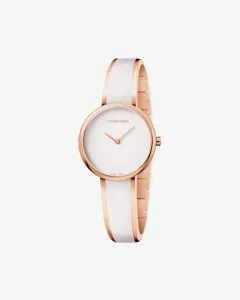 Calvin Klein Seduce Armbanduhr Weiß Gold