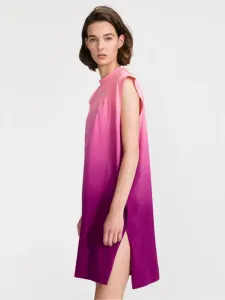 Calvin Klein Jeans Dip Dye Muscle Kleid Rosa