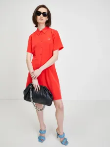 Calvin Klein Jeans Kleid Rot