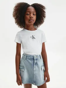 Calvin Klein Jeans Kinder  T‑Shirt Weiß