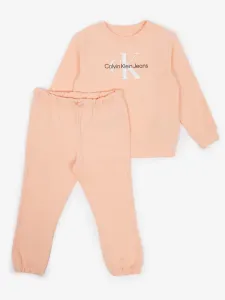 Calvin Klein Jeans Kinder Trainingsanzug Orange