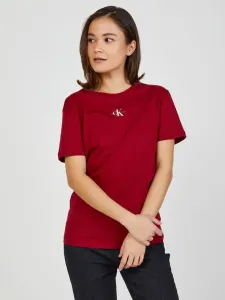Calvin Klein Jeans Micro Monogram T-Shirt Rot #432090