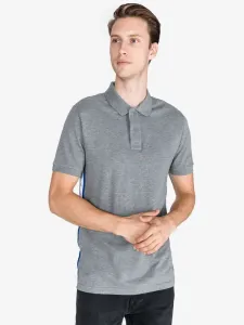 Calvin Klein Jeans Monogram Polo T-Shirt Grau