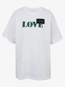 Calvin Klein Jeans Prt Love Logo T-Shirt Weiß