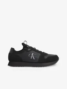 Calvin Klein RUNNER SOCK LACEUP NY-LTH Herren Sneaker, schwarz, veľkosť 42