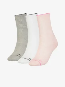 Calvin Klein Underwear	 Socken 3 Paar Rosa