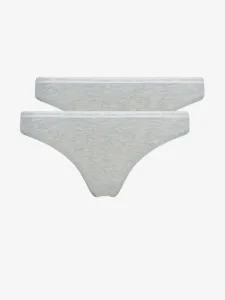 Calvin Klein BIKINI 2PK Damen Unterhose, grau, größe #431300