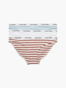 Calvin Klein 3PK BIKINI Damen Unterhose, weiß, größe