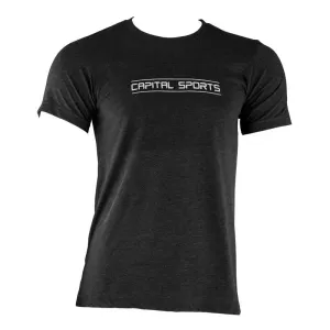 Capital Sports Trainings-T-Shirt für Männer Size L Schwarz