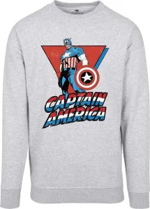 Captain America T-Shirt Crewneck Herren Grey M
