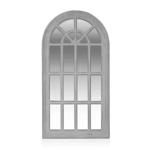 Casa Chic Savile Französischer Fensterspiegel Holzrahmen 86 x 46 cm #274171