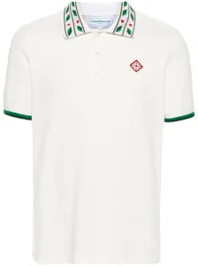 CASABLANCA - Logo Organic Cotton Polo Shirt #1531104