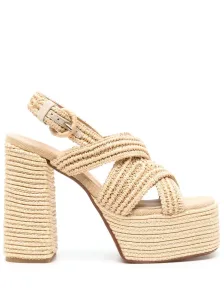 CASTANER SINCE 1927 - Fulvia Raffia Heel Sandals #1565239
