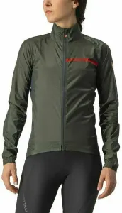 Castelli Squadra Stretch W Jacket Military Green/Dark Gray L Fahrrad Jacke, Weste