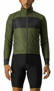 Castelli Unlimited Puffy Jacket Light Military Green/Dark Gray 3XL Jacke