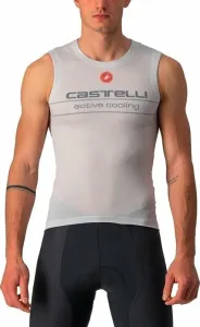 Castelli Active Cooling Sleeveless Silver Gray L Muskelshirt
