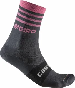 Castelli Giro 13 Stripe Sock Gray/Rosa L/XL Fahrradsocken