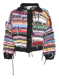 CAVIA - Wool Crochet Oversized Cardigan #216309