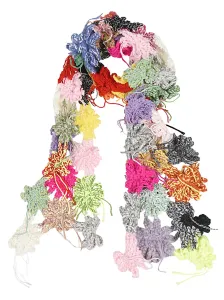 CAVIA - Hand Made Crochet Flowers Scarf