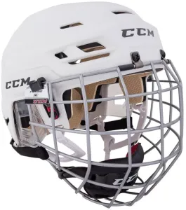 CCM TACKS 110 COMBO SR Hockey Helm, weiß, veľkosť XS