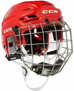 CCM Tacks 210 Combo SR Rot M Eishockey-Helm