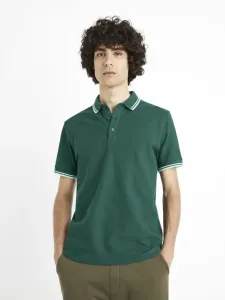 Celio Beline Polo T-Shirt Grün