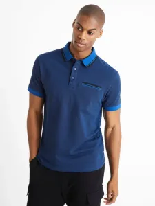 Celio Cedot Polo T-Shirt Blau #1332211
