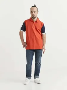 Celio T-Shirt Orange #666510
