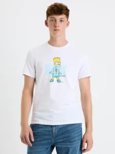 Celio The Simpsons T-Shirt Weiß #1463199